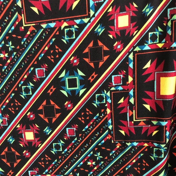 LuLaRoe Tribal print Maxi XL - Picture 3 of 4